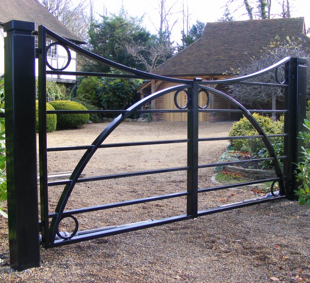 Large driveway gates