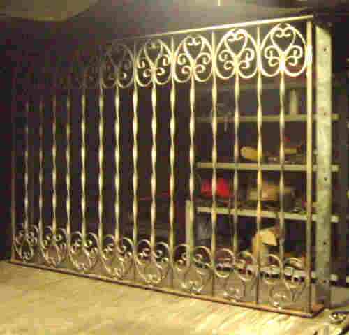 Old Juliet balcony railing made by ironworks Crawley
